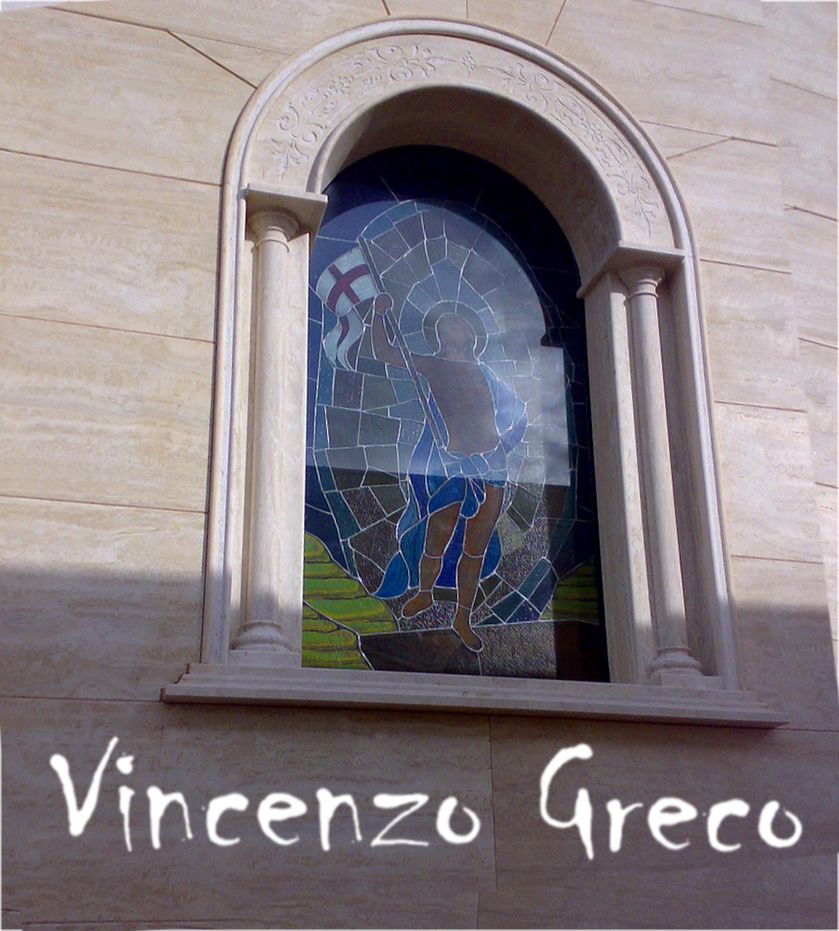 Vetrata istoriata per Chiesacappella gentilizia